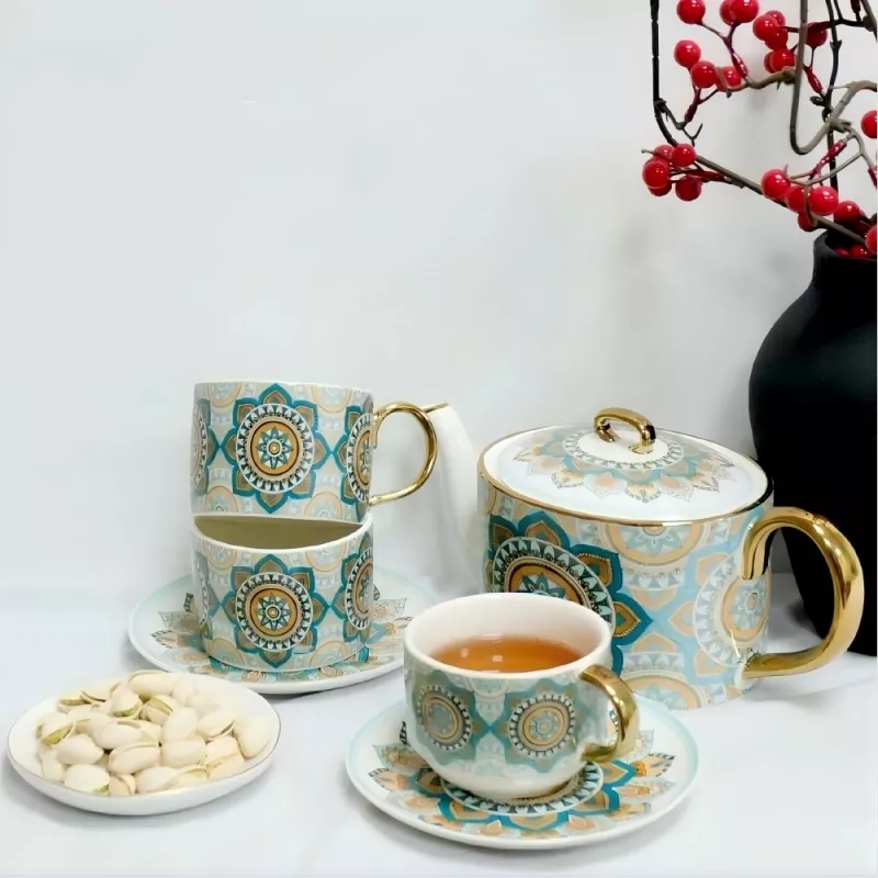 Utensílios de café estilo boêmio