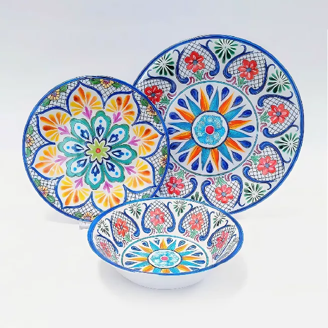 Conjunto de louças de cerâmica Pop Art
